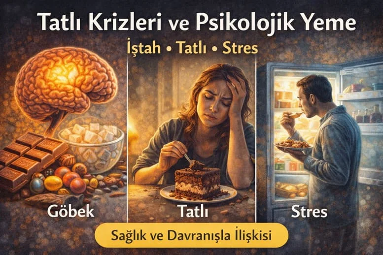 Tatlı Krizleri, Psikolojik Yeme ve İştah Mekanizması: Tatlı İsteği Neden Artar?