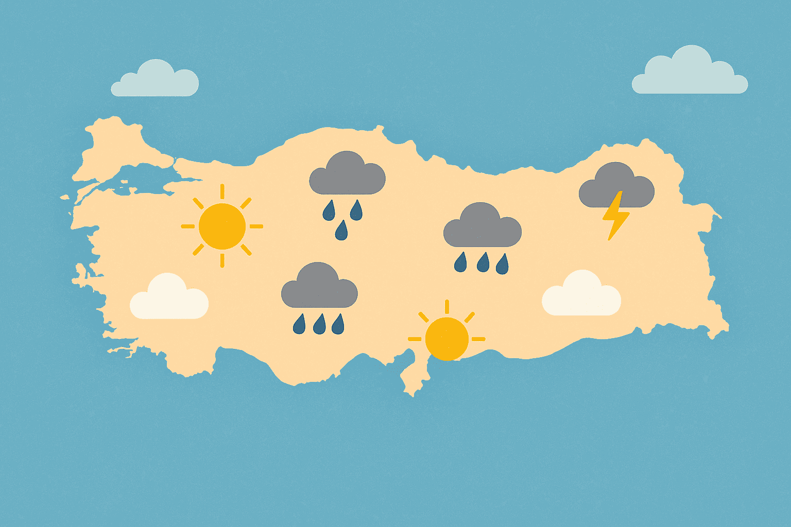 Türkiye Güncel Hava Durumu: İstanbul, Ankara, İzmir ve Diğer İller İçin Tahminler