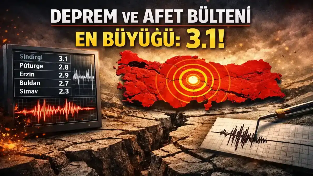 Türkiye’de deprem hareketliliği: En büyüğü 3.1, çok sayıda sarsıntı kaydedildi