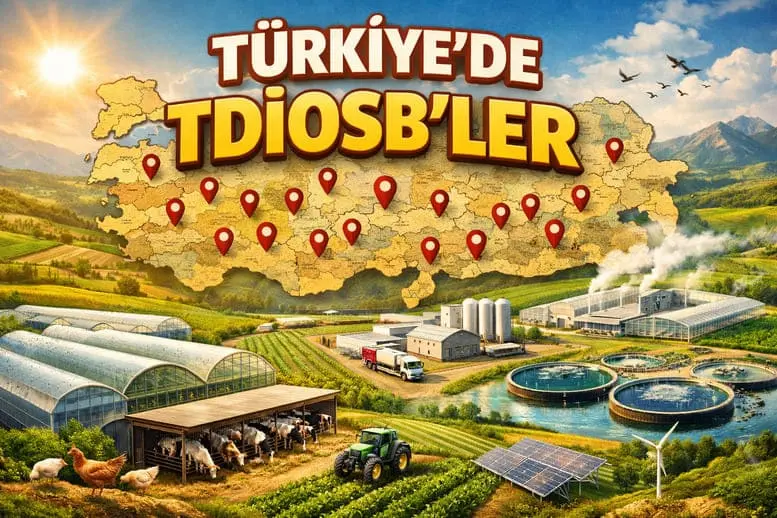 Türkiye’de TDİOSB Haritası: Tarıma Dayalı İhtisas OSB’lerin Tam Listesi