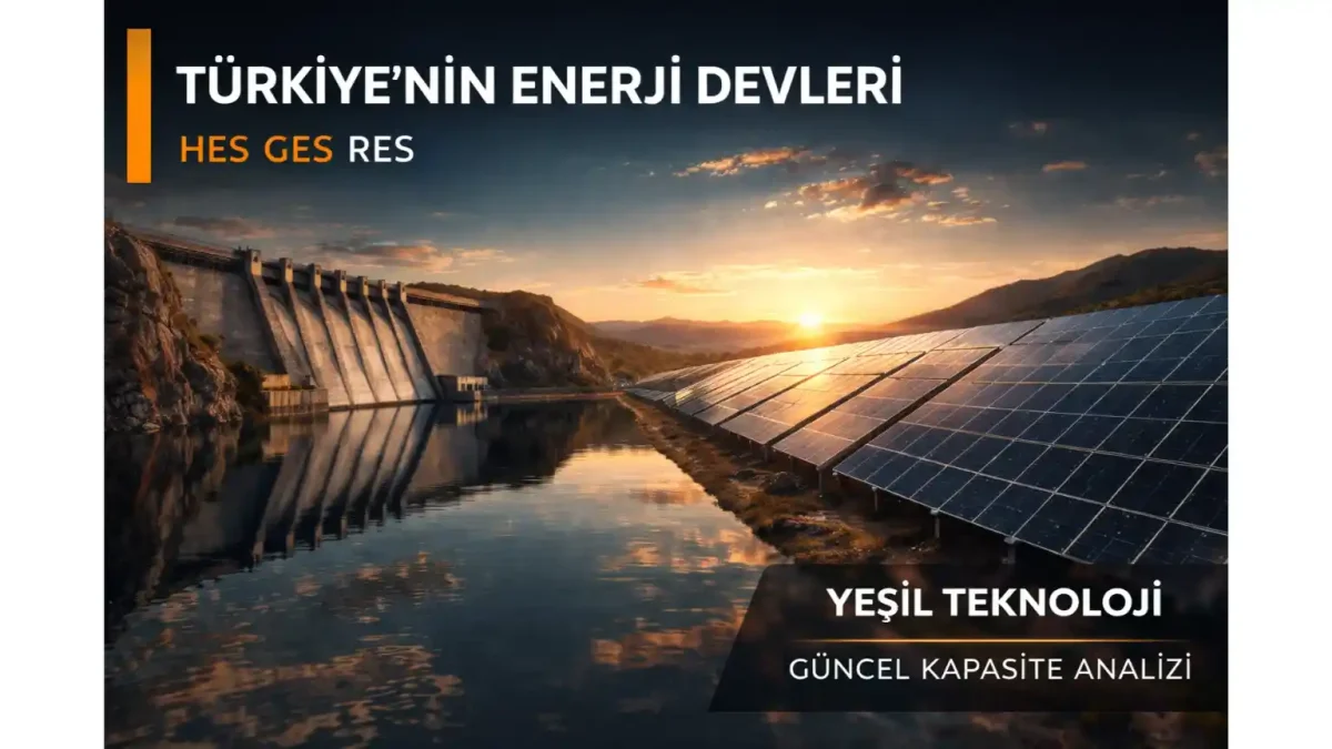 Türkiye’nin Dev Enerji Tesisleri: HES, GES ve RES Rehberi