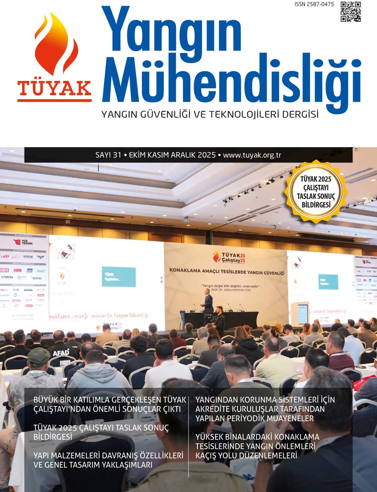 TÜYAK Yangın Mühendisliği Dergisi’nin 31. Sayısı Yayımlandı