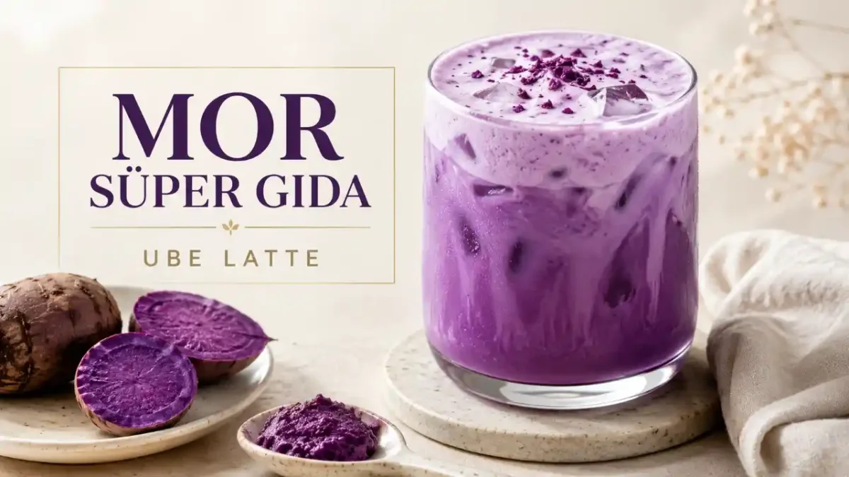 Ube Nedir? Matcha’nın Yerini Alan Mor İçecek Gerçekten Sağlıklı Mı?