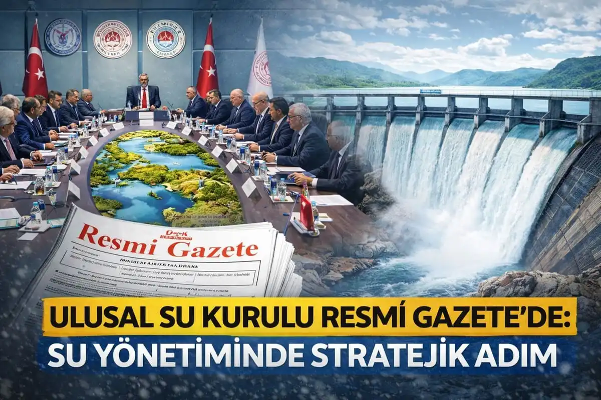 Ulusal Su Kurulu Resmî Gazete’de Yayımlandı: Su Yönetiminde Yeni Dönem
