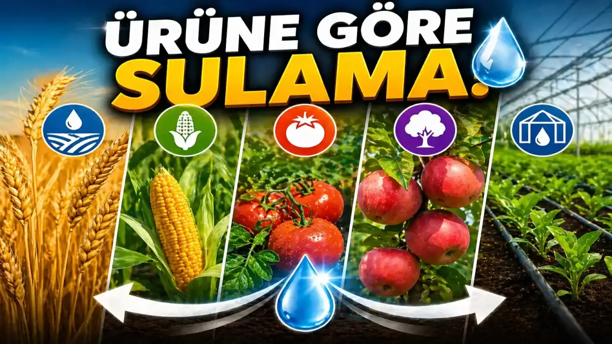 Ürüne Göre Sulama Nasıl Yapılır? Buğday, Mısır, Sebze Ve Meyvede Doğru Sulama