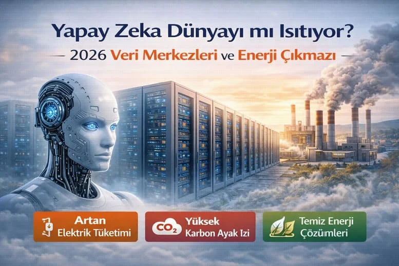 Yapay Zeka Dünyayı mı Isıtıyor? 2026 Veri Merkezleri ve Enerji Çıkmazı