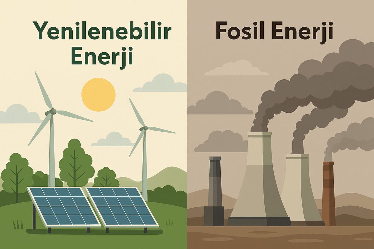 Yenilenebilir ve Fosil Enerji Arasındaki Farklar: Geleceğin Enerjisi Hangisi?