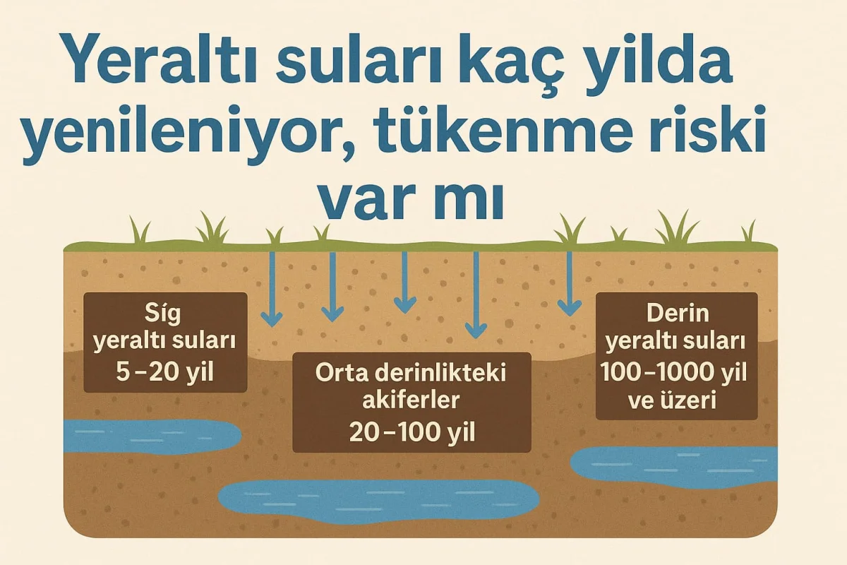 Yeraltı suları kaç yılda yenileniyor, tükenme riski var mı?