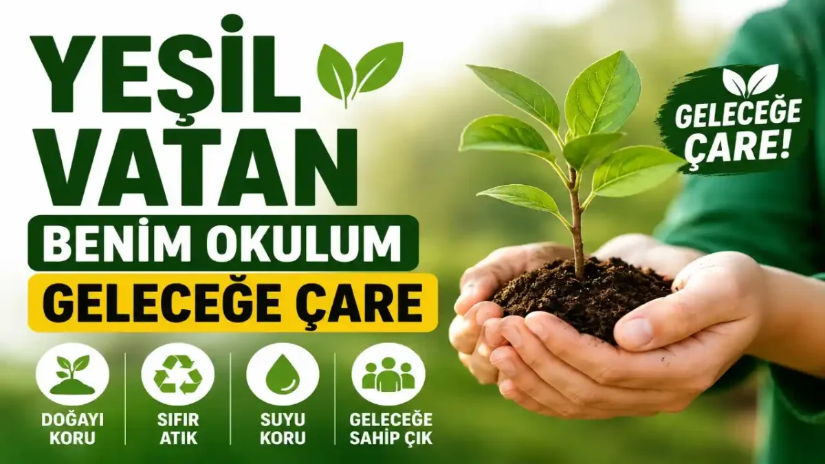 Yeşil Vatan Benim Okulum Geleceğe Çare Etkinlikleriyle Milyonlarca Öğrenci Çevre İçin Harekete Geçti