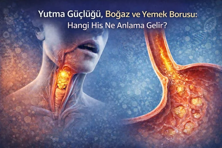 Yutma Güçlüğü, Boğaz ve Yemek Borusu: Hangi His Ne Anlama Gelir?