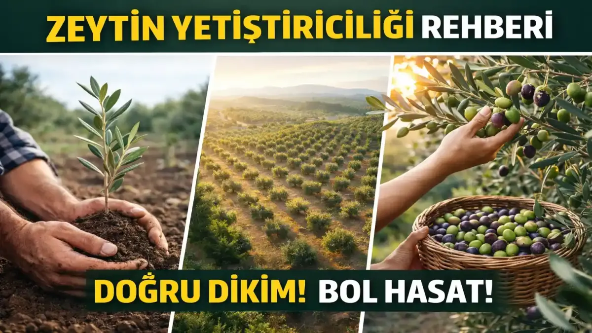 Zeytin Yetiştiriciliği Rehberi: Fidan Dikiminden Hasada Tüm Süreç